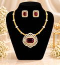 Doublet hasli necklace set