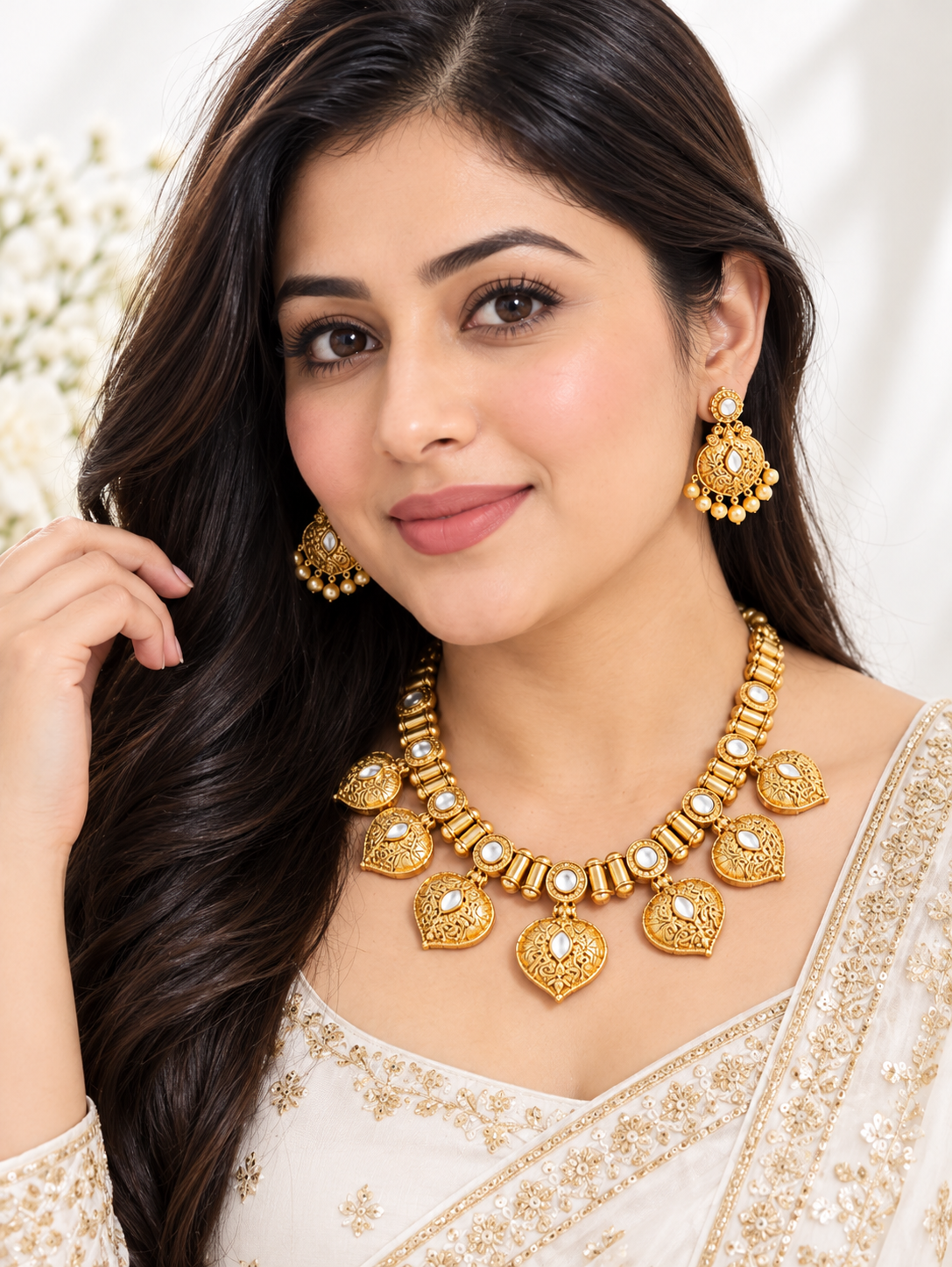 Royal gold look necklace