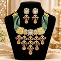 Premium meenakari work with moissonnaite