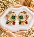 Multicolour kashmiri earrings