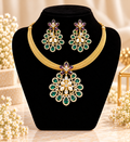 Floral hasli necklace set