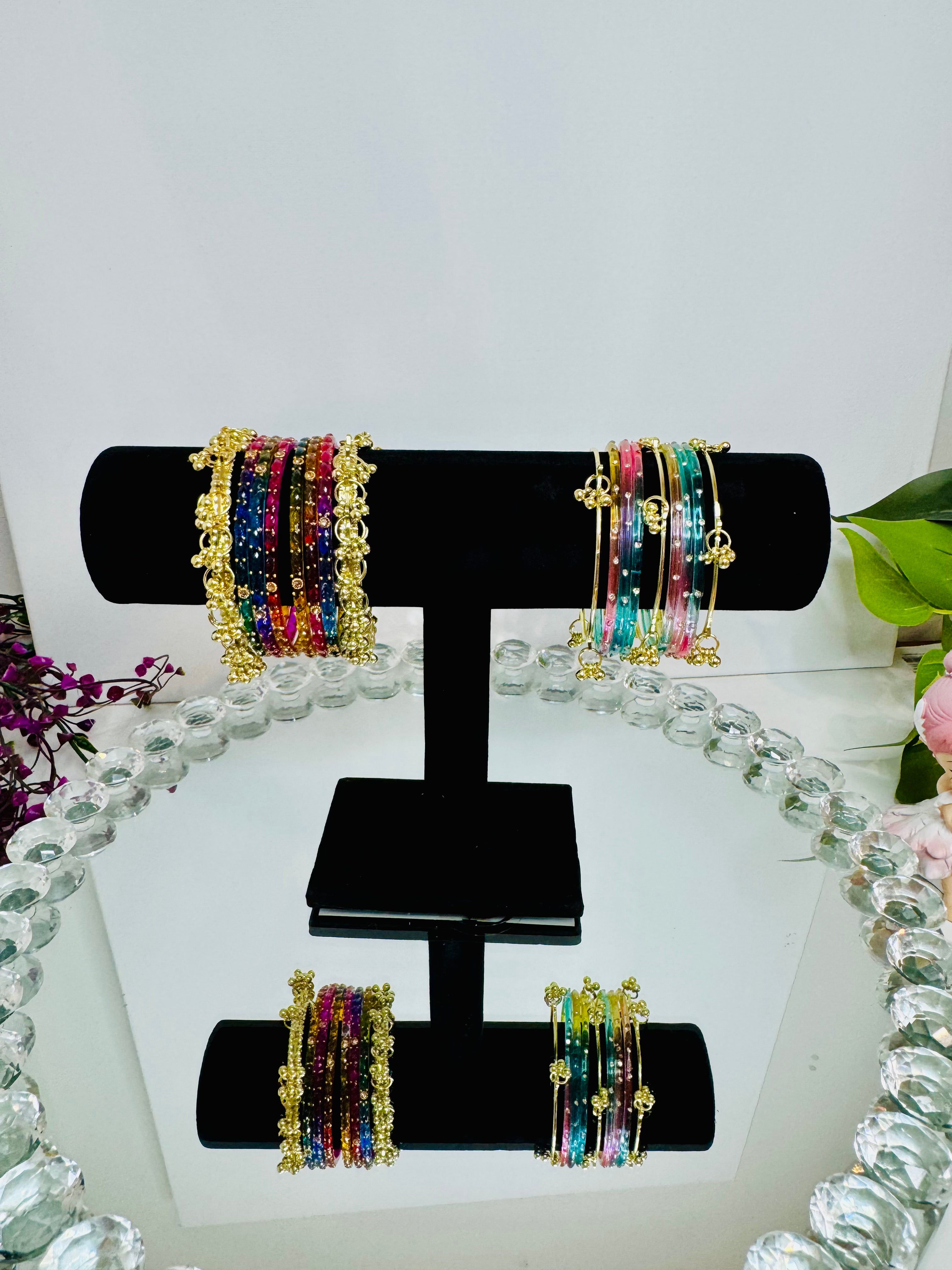 Multi Glass bangles