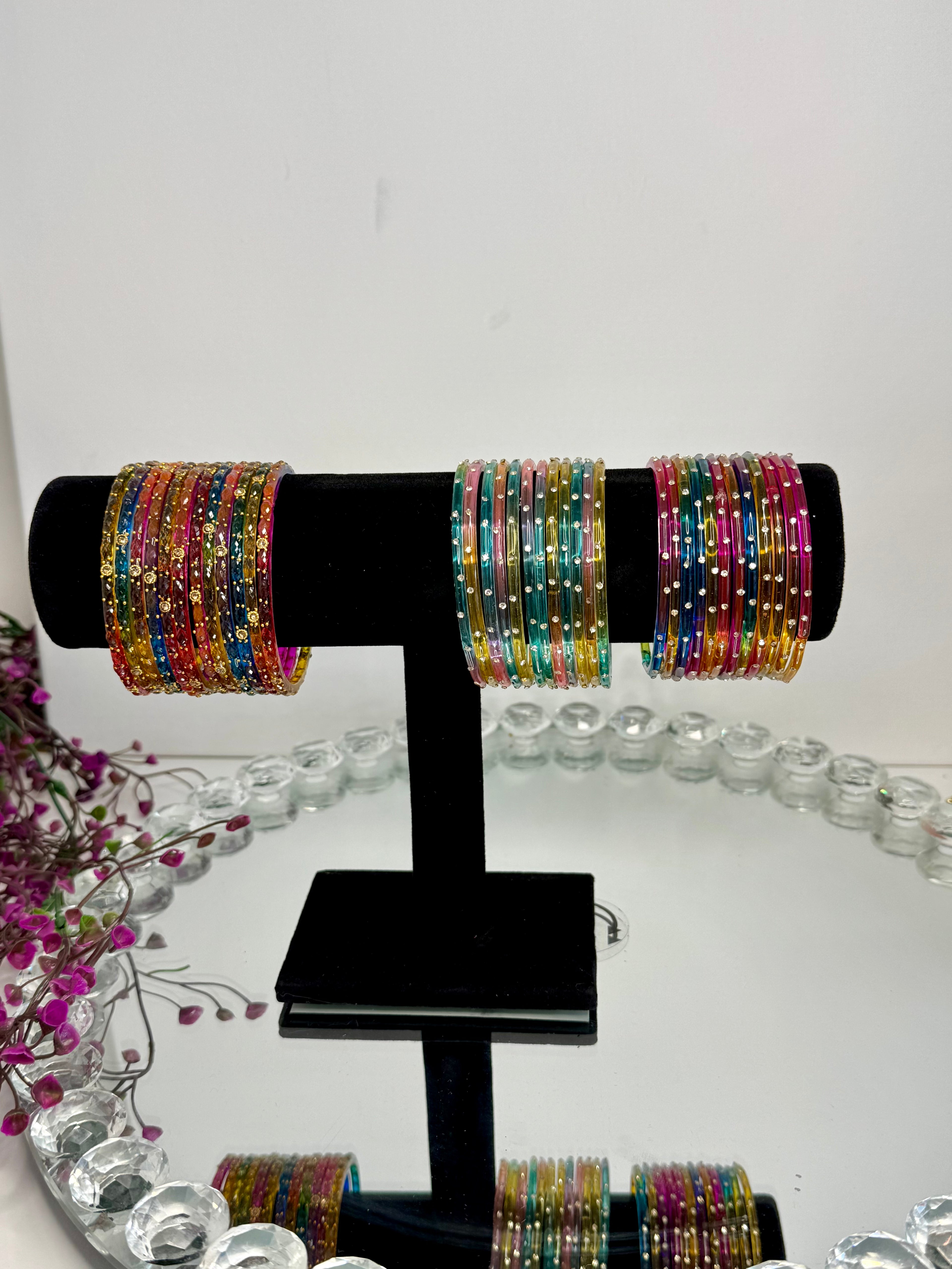 Multi Glass bangles